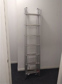 Ladder 3x7 aluminium 425cm - 0