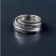 Veer van Thais zilver, open ring - 0 - Thumbnail