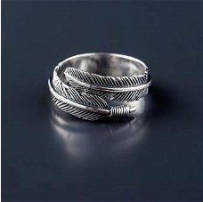 Veer van Thais zilver, open ring