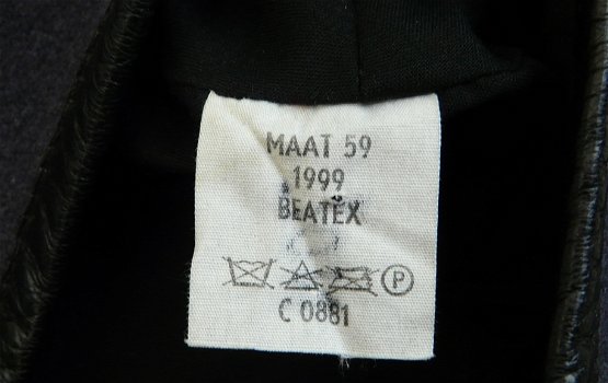 Baret, Koninklijke Luchtmacht, Officier, maat: 59, 1999.(Nr.1) - 7