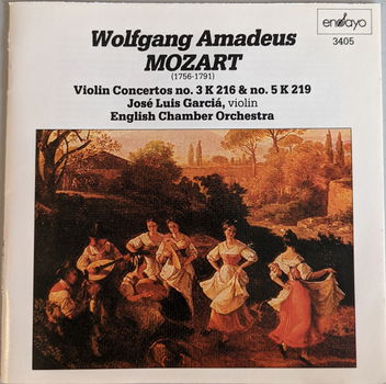 CD - Mozart - José Luis Garciá, viool - 0