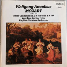 CD - Mozart - José Luis Garciá, viool