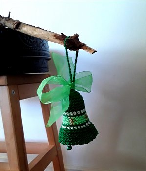 Handmade gehaakte klokken (groen, grijs, blauw, zwart) - 1