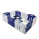 Kunststof Grondbox - Babypark - Blauw/wit - 10 grote panelen van 76 cm lang - 0 - Thumbnail