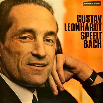 LP - BACH - Gustav Leonhardt, klavecimbel - 0