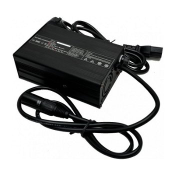 24 volt XLR plug 4A LifePo4 lader - 0