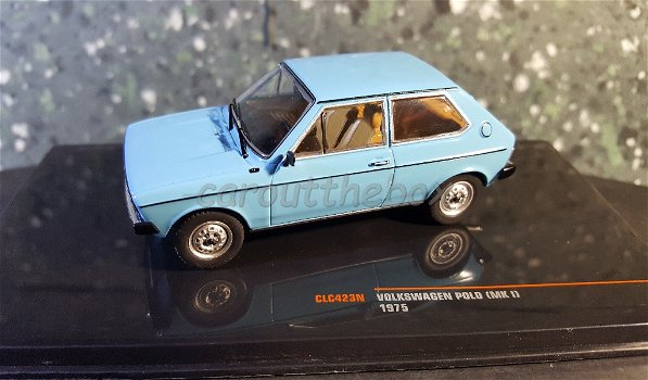 VW Polo 1 blauw 1:43 Ixo V968 - 0