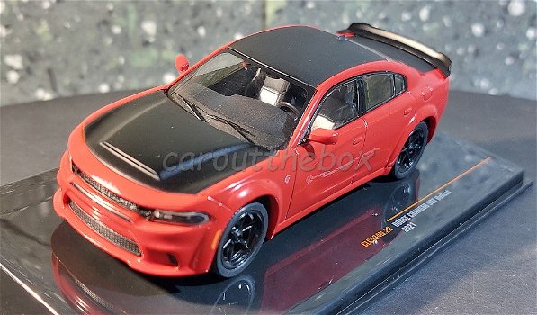 Dodge Charger SRT Hellcat 2021 rood 1:43 Ixo V970 - 1