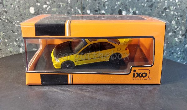 Honda Civic EJ1 coupe 1995 geel 1:43 Ixo V978 - 3