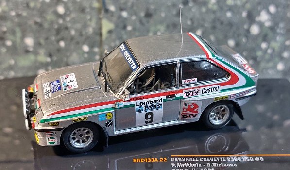 Vauxhall Chevette 2300 HSR #9 grijs 1:43 Ixo V979 - 0