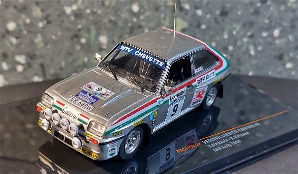 Vauxhall Chevette 2300 HSR #9 grijs 1:43 Ixo V979 - 1