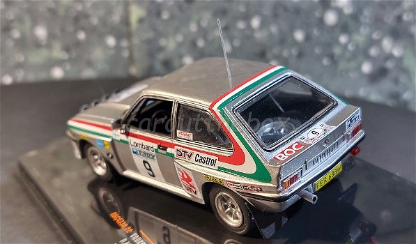 Vauxhall Chevette 2300 HSR #9 grijs 1:43 Ixo V979 - 2