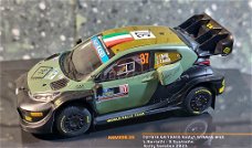 Toyota CR Yaris rally 1 #37 groen 1:43 Ixo V981