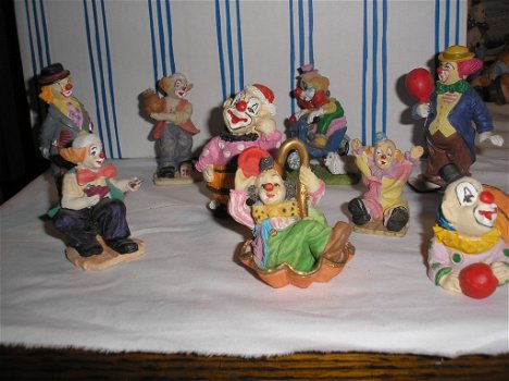 Clowns beeldjes - 4