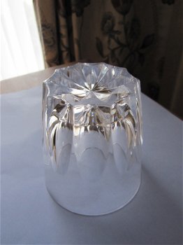 Prachtige Hoya kristal whiskey glas - tumbler - ingeslepen - 4
