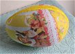 Oude papier mache karton paasei - 1 - Thumbnail