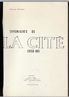 Chroniques de la cité (1958-1960)