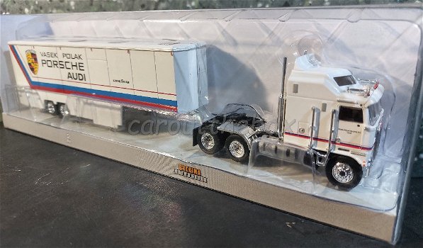 Kenworth K100 Aerodyne VASEK POLAK PORSCHE 1/87 Brekina - 1