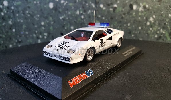 Lamborghini Countach Pace car Monaco GP 1982 wit 1:43 Werk83 005 - 1