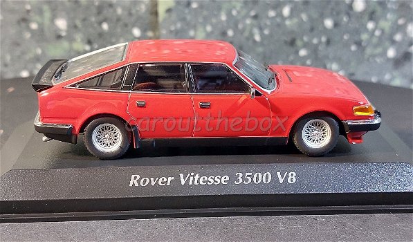 Rover Vitesse 3500 V6 1986 rood 1:43 Maxichamps Max030 - 0