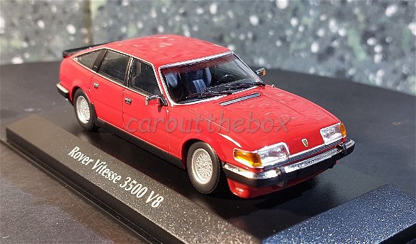 Rover Vitesse 3500 V6 1986 rood 1:43 Maxichamps Max030 - 1