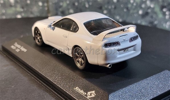 Toyota Supra MK IV wit 1:43 Solido Sol87 - 2