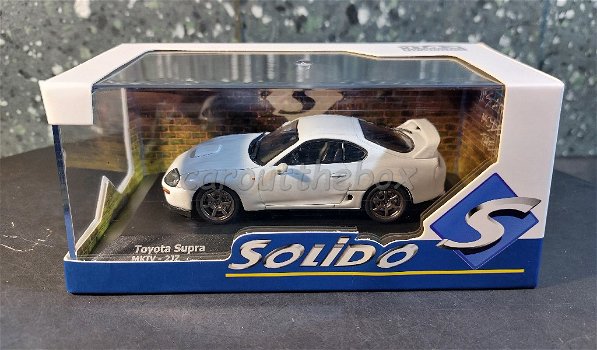 Toyota Supra MK IV wit 1:43 Solido Sol87 - 3