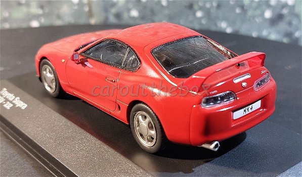 Toyota Supra MK IV rood 1:43 Solido Sol88 - 2