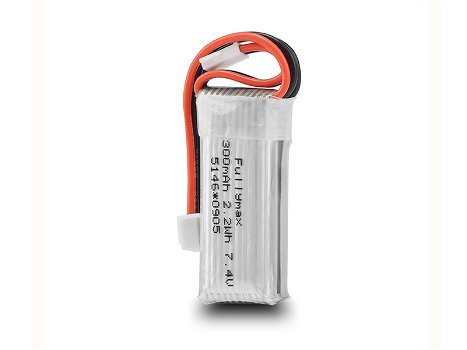New Battery RC Drone Batteries WEILI 7.4V 300mAh/2.2WH - 0