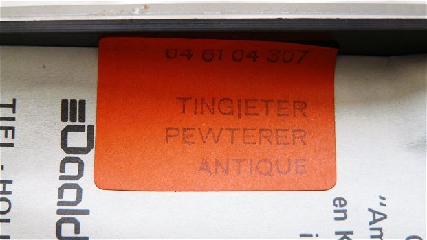 Vintage Tingieter / Pewterer, Daalderop Tin, KMD Royal Holland Pewter, in Cassette, jaren'70/'80. - 7