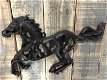 wanddecoratie van een rennend paard - 1 - Thumbnail