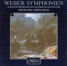 LP - WEBER - Symphonien - Wolfgang Sawallisch