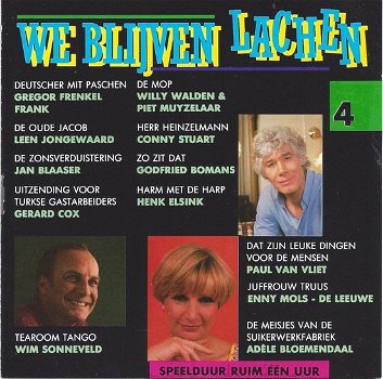 We Blijven Lachen 4 (CD) Nieuw - 0
