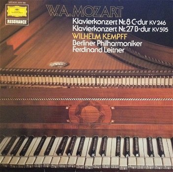 LP - MOZART - Wilhelm Kempff, piano - 0