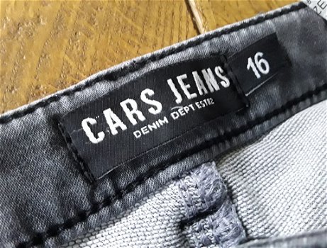 Zwarte jeans / spijkerbroek van cars jeans - 5