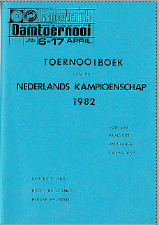 Toernooiboek Nederlands Kampioenschap 1982