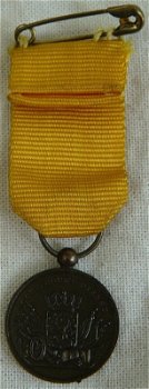 Medaille / Decoratie Miniatuur, Onderscheidingsteken Langdurige Eerlijke en Trouwe Dienst, Brons.(1) - 2