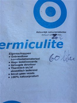 Isolatie Vermiculiet korrel 5-7mm (60 liter) speciale gebruikeigenschappen - 2