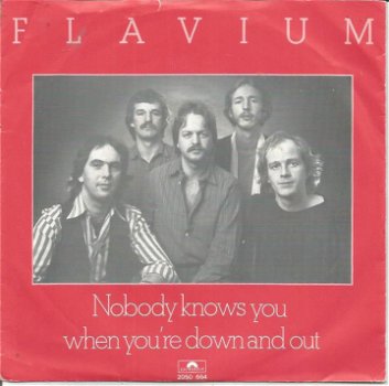 Flavium – Nobody Knows You When You're Down And Out (1981) - 0