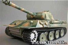 RC tank HL Panther 1:16 met rook en geluid nieuw!!!