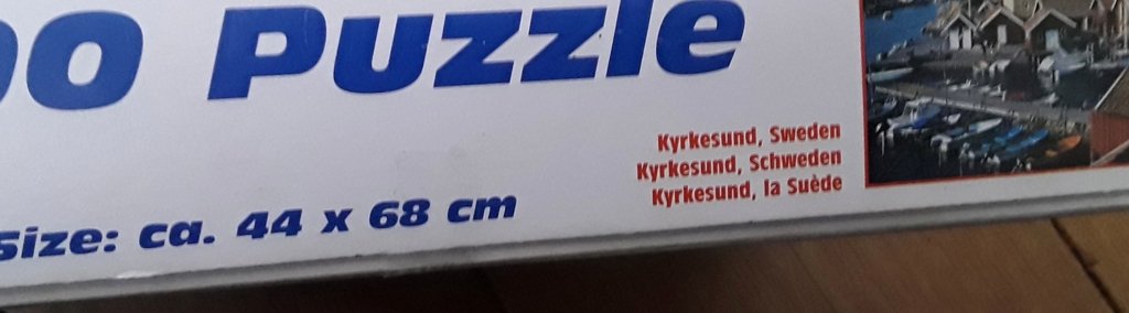 Puzzel / legpuzzel kyrkesund sweden / zweden / play time - 1