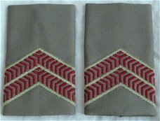 Rang Onderscheiding, Regenjas, Soldaat 1e Klasse, Koninklijke Landmacht, vanaf 2000.(Nr.1)