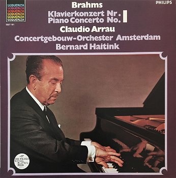 LP - BRAHMS - Claudio Arrau, piano - Bernard Haitink, dirigent - 0