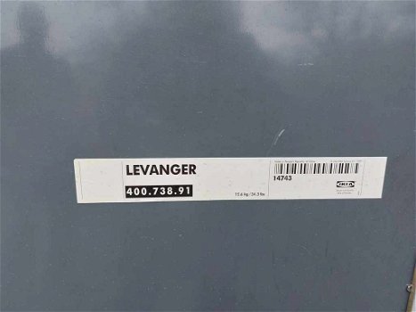 Ikea spiegel zilverkleurige lijst Levanger. - 7
