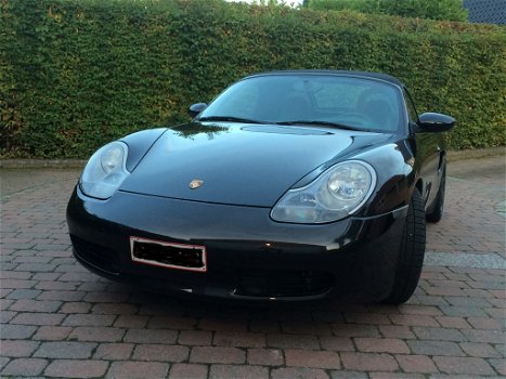 Porsche boxster 2500cc, 1997, 226000km, zwart metalic, zwarte 18