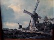 Jacob van ruysdael - landschap met molens (prent) in eikenhouten lijst - 1 - Thumbnail