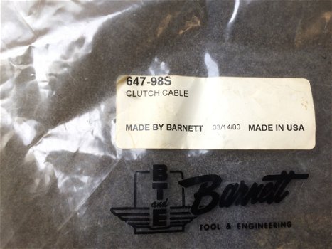Harley Barnett koppelingskabel B.T. 1997-2006, (night train/fxstb) - 3