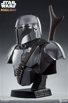 Sideshow Star Wars The Mandalorian Life-Size Bust The Mandalorian Din Djarin - 5