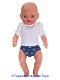 Baby Born Soft 36 cm Setje blauw/wit/stipjes - 2 - Thumbnail