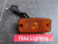 Zijverlichting Markeringslamp Contourverlichting Radex 915 Oranje